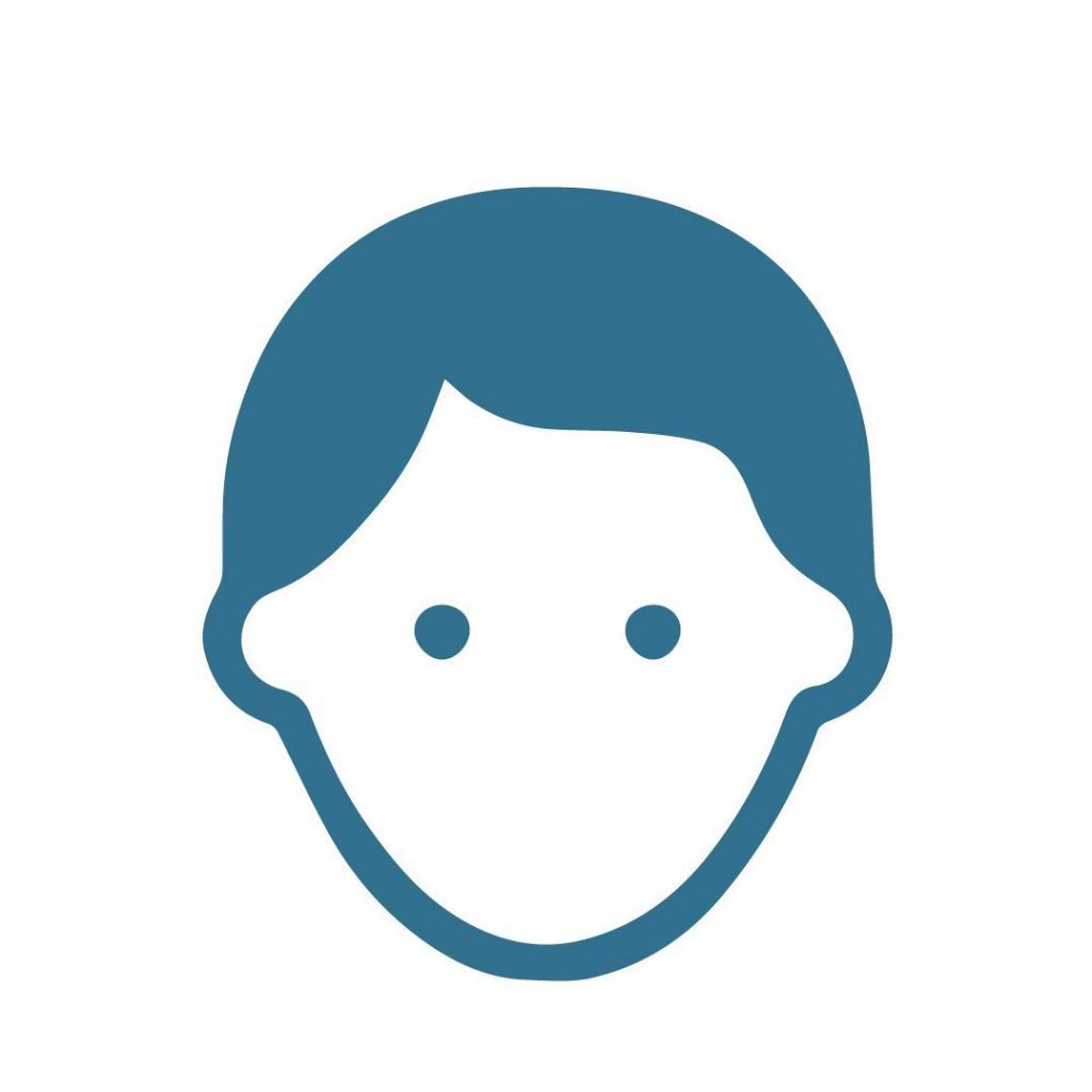 Das icon zeigt einen männlichen Arzt