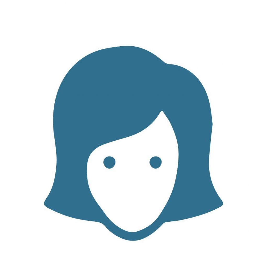 Das Icon zeigt eine weibliche Ärztin